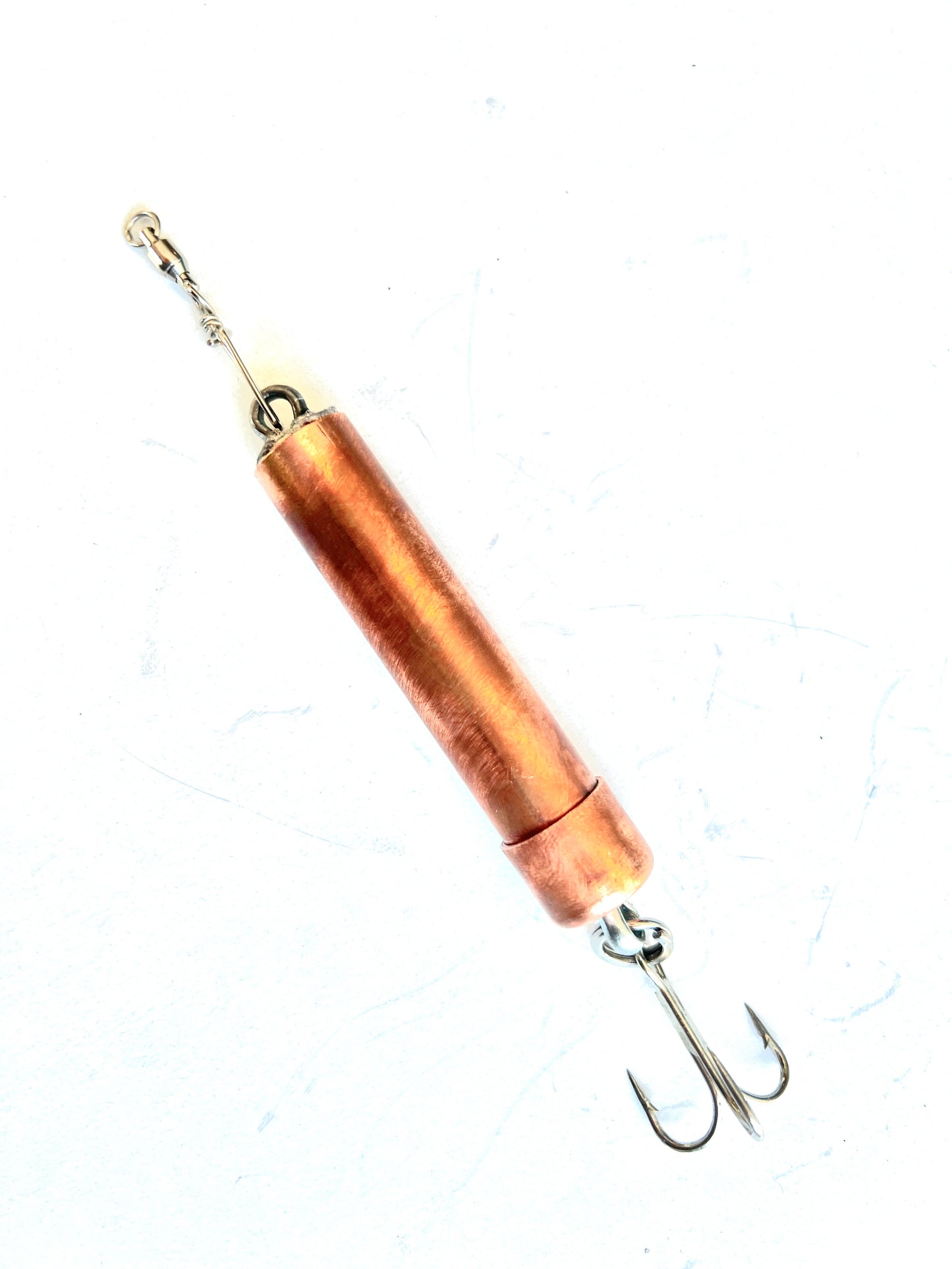 Rockfish Lure with Treble Hook and Snap Swivel